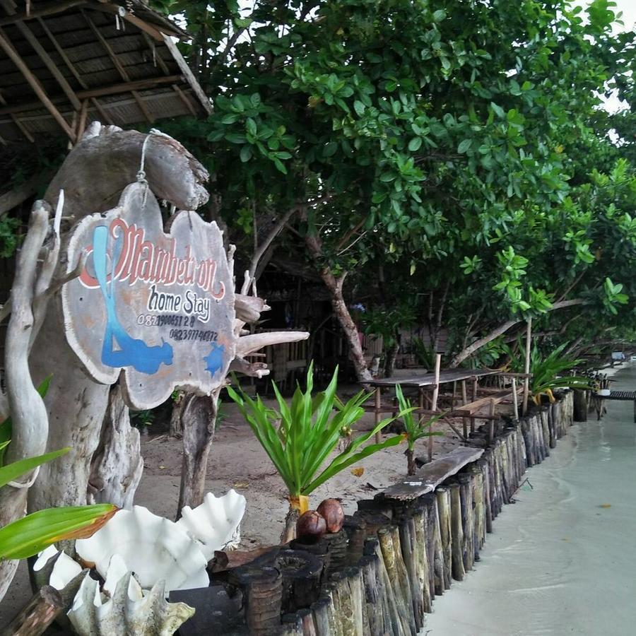 Mambetron Homestay Raja Ampat Pulau Mansuar Exterior foto